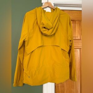 lululemon athletica Bright Yellow Hooded Trench Jacket